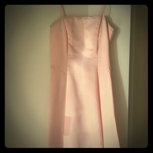 Beautiful pink long formal dress